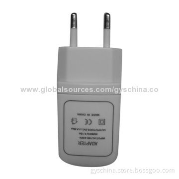 USB Charger with 5V, 1A General Output, 100 to 240V AC Input